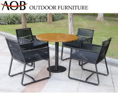 Modern Outdoor Garden Patio Home Hotel Resort Apartment Restaurant Cafe Dining Furniture with Round Table