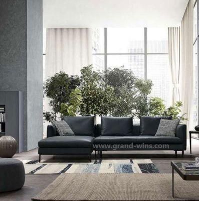 Genuine Leather Living Room Sofa Bed Furniture Modern Esquinero Combination Modular Sofa
