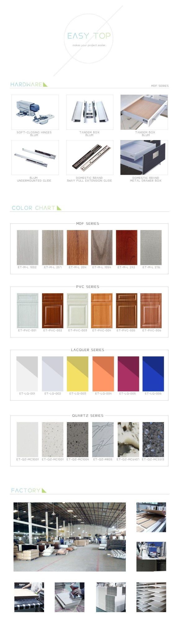 Wholesale Factory Price Custom Designs White and Brown Wooden Furniture Lacquer Kitchen Cabinet