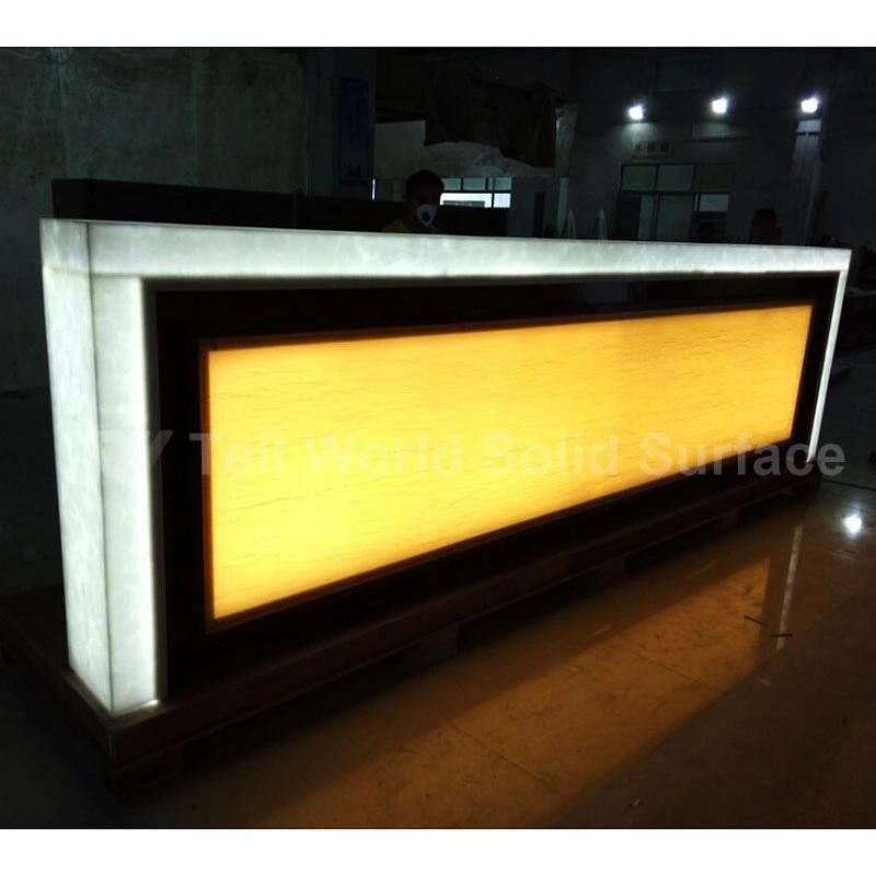 LED Bar Counter for Club Salad Bar Counter Restaurant Design