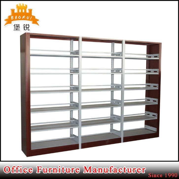 Fas-064 Modern Wooden Color 6 Level Book Storage Rack Library Bookshelf