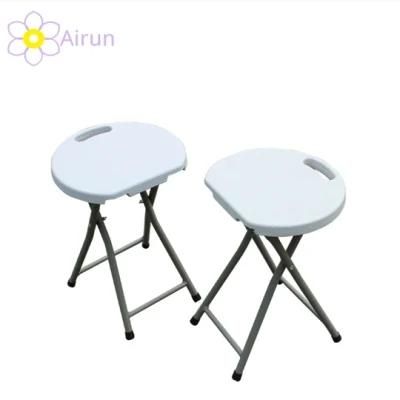 Space Saving Furniture Blow Mold Plastic Folding Stool