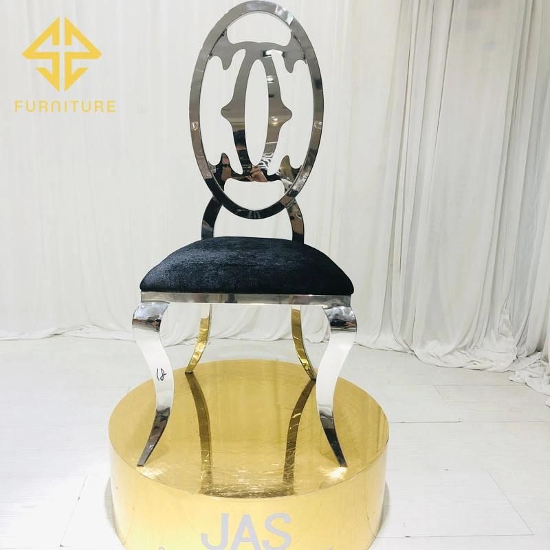 Sawa Unique Back Design Stainless Steel Chairs for Event Wedding Use