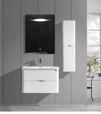 Hot Sale PVC Bathroom Cabinet with Smart LED Mirror and Side Cabinet