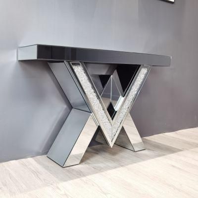 Mf0099 Modern Furniture 120*36*80cm Mirrored Console Table Mirrored Set