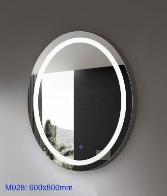 Woma Oval Shape Bathroom LED Smart Mirror Touch Switch Customized Mirror (M028)