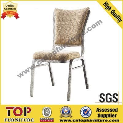 Hotel Back Design Aluminum Stacking Banquet Dining Chair