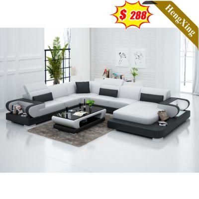Modern Home Furniture Wooden Frame Fabric Sofa Set Office Living Room Function Leisure U Shape Sofas