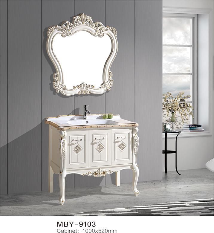 New Design Custom PVC Bathroom Cabinet with Mirror