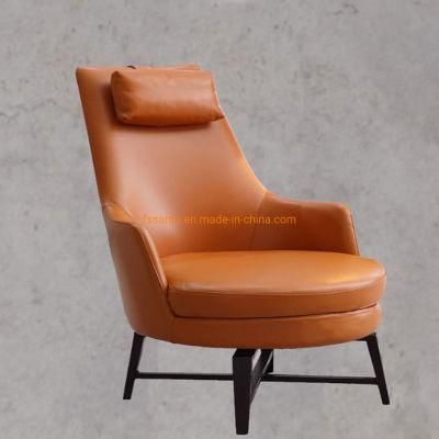 Italian Style Luxury Modern Fabric High Back Hotel Living Room Solid Wood Lazy Stylish Leisure Chair