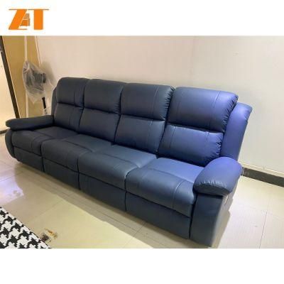 Wholesale Modern Design Functional Home Furniture Tech Leather Pull out Recliner Folding 3 Seater Sofa