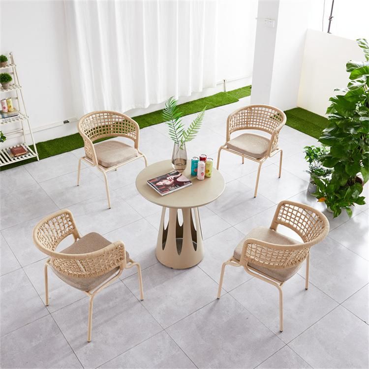 Wholesale Modern Rattan Wicker Outdoor Dining Chair and Table Patio Garden Sets