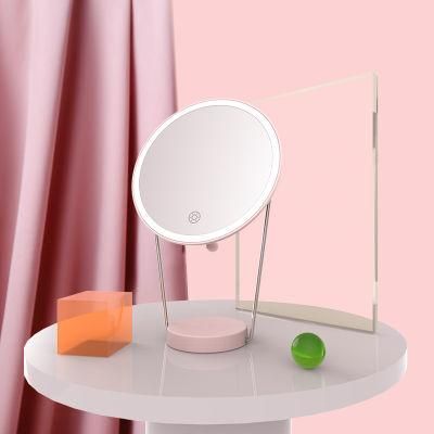 Two in One Desktop LED and Lamp Lights Makeup Vanity Mirror