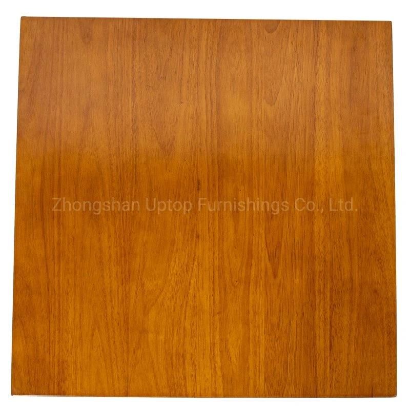 Solid Wood Table Top Restaurant Furniture (SP-RT197)