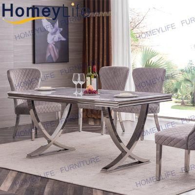 Indian Japan European Style Contemporary Furniture Marble Dining Table