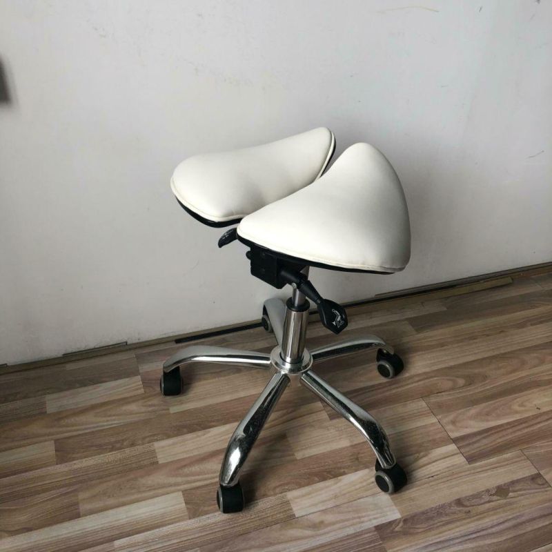 Split Ergonomic Saddle Seat Adjustable Tilt Office Chair Smart Stool