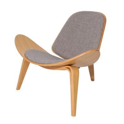 High Quality Modern Plywood Shell Coffee Wing Chair