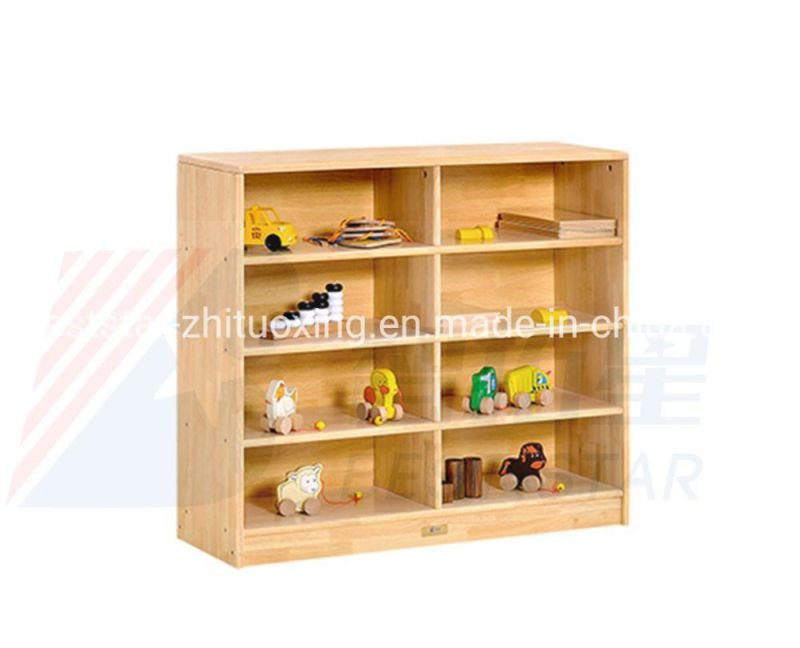 Children School Furniture, Preschool and Kindergarten Day Care Center Wood Schoolbag Cabinet, Kids Nursery Toy Storage Cabinet