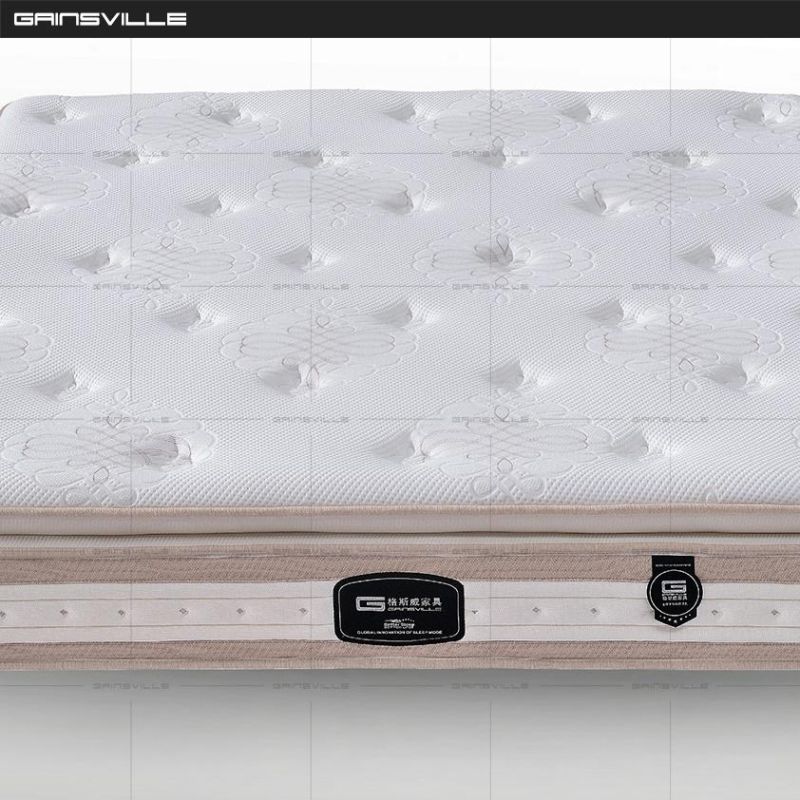 Gainsville Modern Home Furniture Set Bedroom Set Spring Foam Bed Mattress King Size Mattress Gsv606