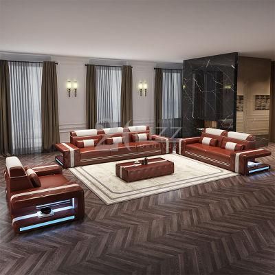 Modern Popular Design Living Room Furniture Lounge Suites Leather Sofa Sets