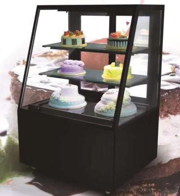 Modern Supermarket Merchandise Cake Showcase for Flower Fruit with LED
