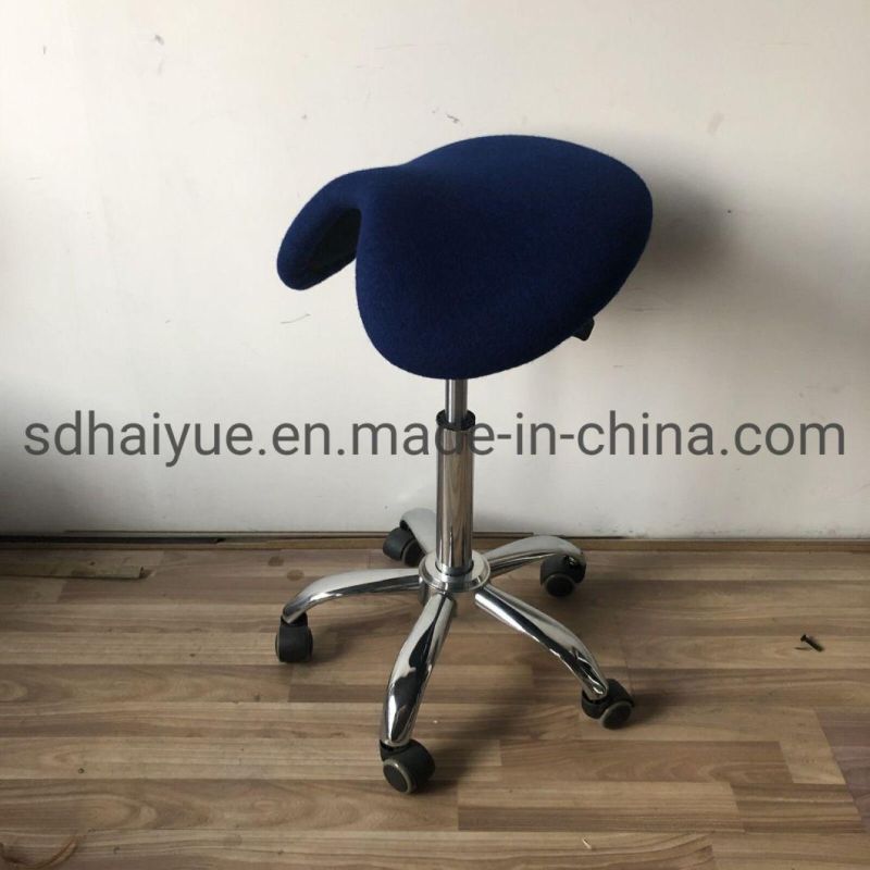 Tilt Saddle Seat Stool Office Corret Posture Adjutable Chair