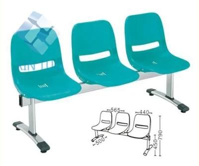 Cheap Stainless Steel Public 3-Seater Airport Hospital Waiting Chair