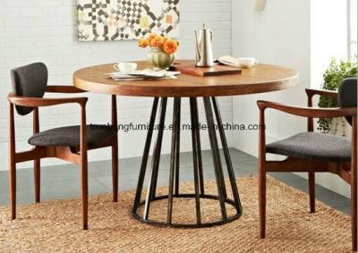 Modern Design Nature Solid Wood Coffee Table Coffee Chair Cafe Shop Furniture Nature Wood Table