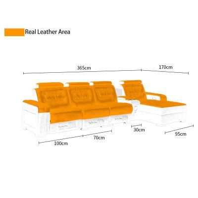Modern Adjustable Electric Storage Function Sofa Set Home Theatre Audio System Cup Holder Relax Recliner Sectional Sofa