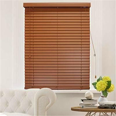 Popular Wooden Window Manual Blackout Wood Venetian Blinds