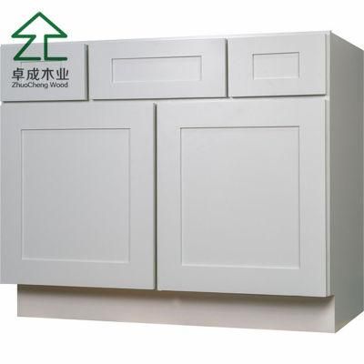American Base Kitchen Cabinets with Three Drawers Two Doors