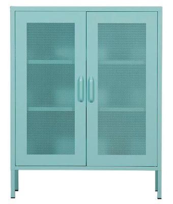 Industrial Style New Design Mesh Door Metal Cabinet Sideboards