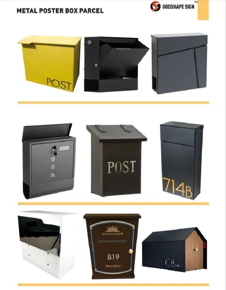 Outdoor Home Metal Package Stainless Steel Large Smart Parcel Delivery Drop Post Mail Letter Box