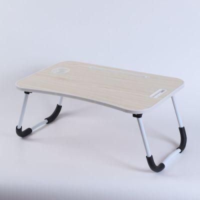 Easy Adjustable Light Brown Computer Table for Laptop