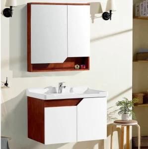 Modern Brief Sanitary Cabinet Solid Wood Bathroom Vanity 8032
