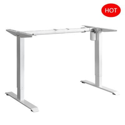 Sh Ergonomic Single Motor Electric Height Adjustable Sit Standing Motorized Desk with Linear Actuator