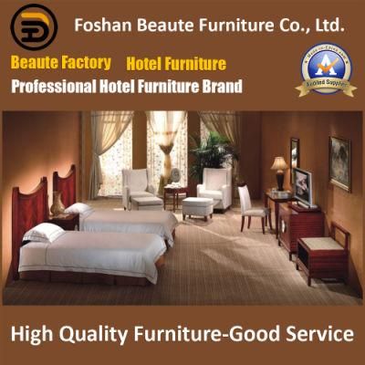 Hotel Furniture/Luxury Double Hotel Bedroom Furniture/Standard Hotel Double Bedroom Suite/Double Hospitality Guest Room Furniture (GLB-0109803)