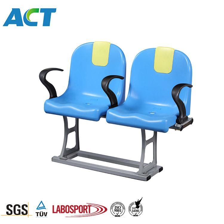 Full Backrest Injection Molded Stadium Chair, Plastic Arena Seats