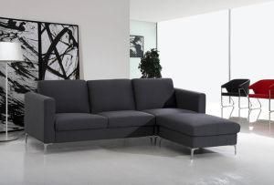 Fabric Modern Living Room Chaise Sectional Sofa