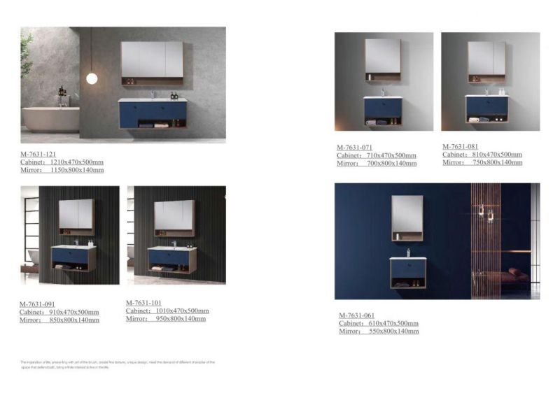 High Quality European Modern Minimalist Waterproof Bathroom Furniture