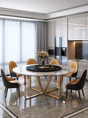 Factory Modern Restaurant Home Dinner Kitchen Furniture Marble Dining Table