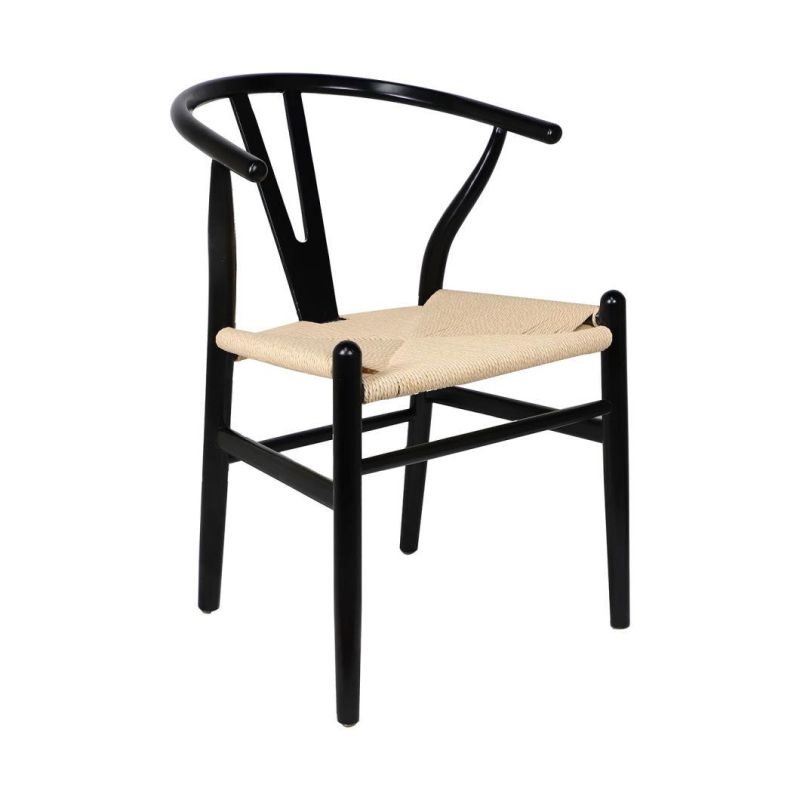High Quality Solid Wood Rattan Back Louis Chair for Wedding Event