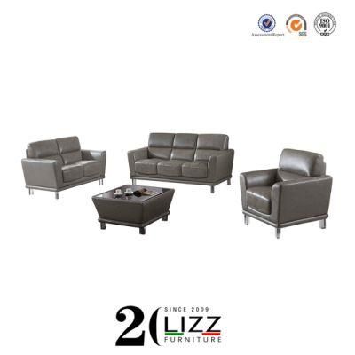 Modern Miami Design Office Sectional Sofa with Crystal Leg
