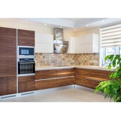 China Modular Kitchen Unit Melamine Finish Kitchen Cabinet