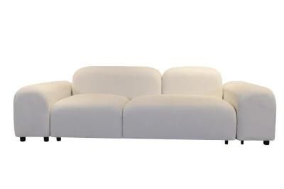 Elegant High Quality Luxury Modern Italian Design Custom Living Room Velvet Fabric Sofa