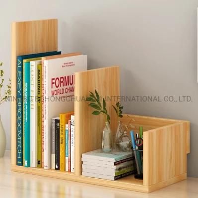 Wooden Desk Organizer Bookcase Bookshelf