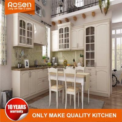 American Style High Quality White Shaker PVC Kitchen Cabinet