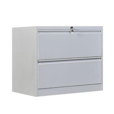 Modern Design Table Filing Metal Cabinet Mobile Metal Double Drawers Storage Cabinet for Office Use