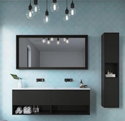 Modern Melamine Vanity with Bathroom Mirror