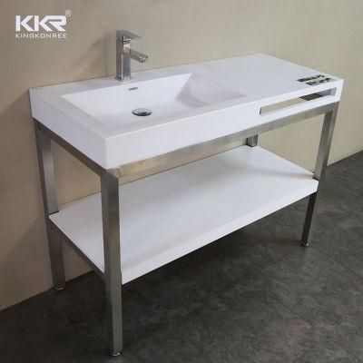 72 Inch Double Sink Bathroom Floor Mounted Stainless Steel Modern Wholesale Bathroom Vanities